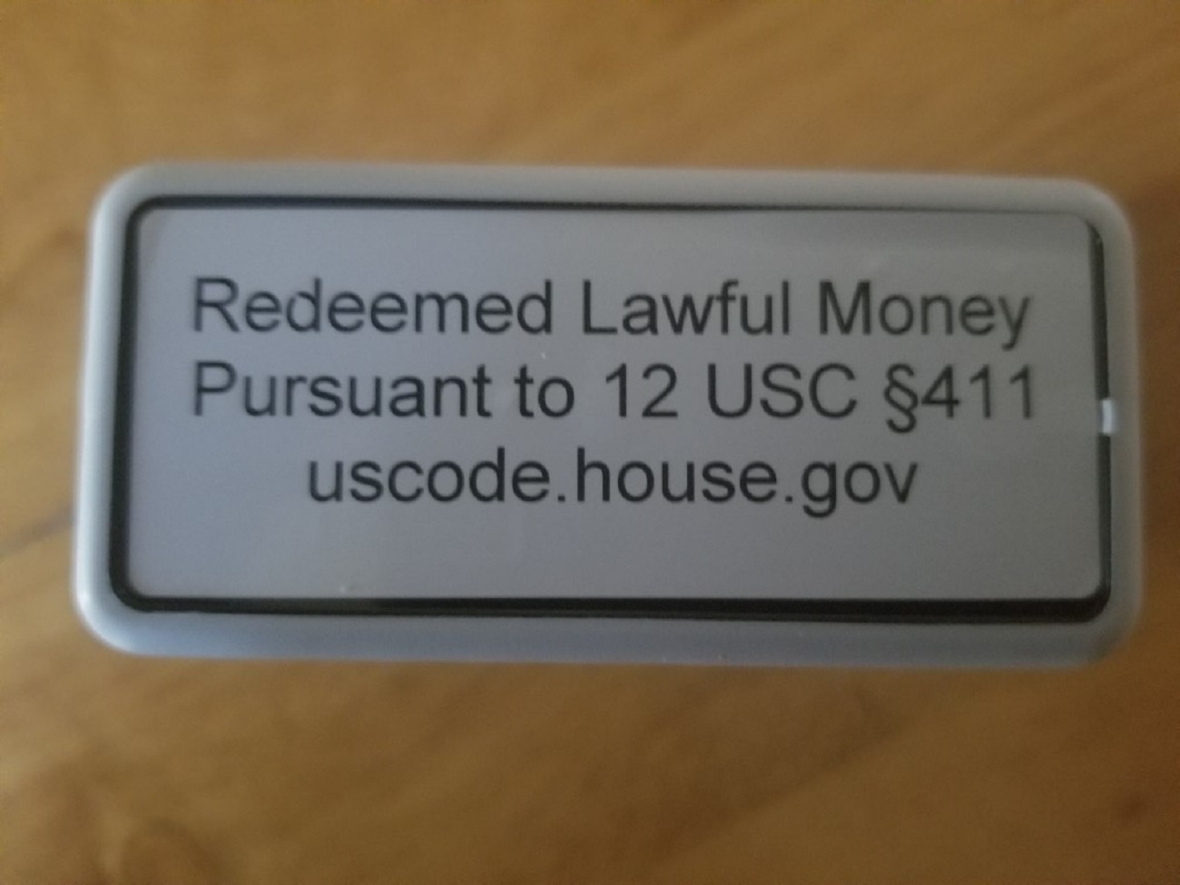 Name:  Redeemed Lawful Money Stamp House.jpg
Views: 124
Size:  159.7 KB